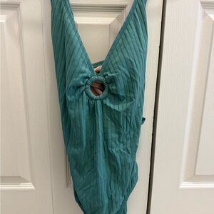 Teal One Piece Swimsuit